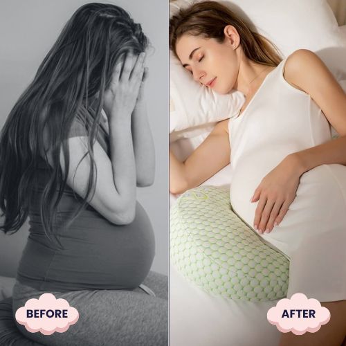 Almohada de Embarazo Duerme 8 Horas Sin Dolor